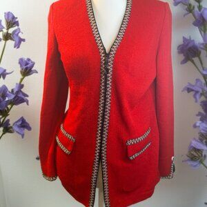 Vintage St Johns Cardigan embroidered size 4
